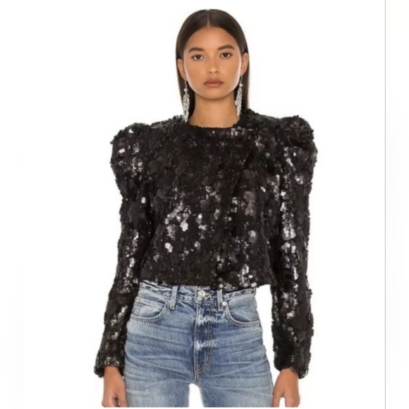 NWT BLANKNYC Audrey Sequin Jacket size X-small - Picture 2 of 15
